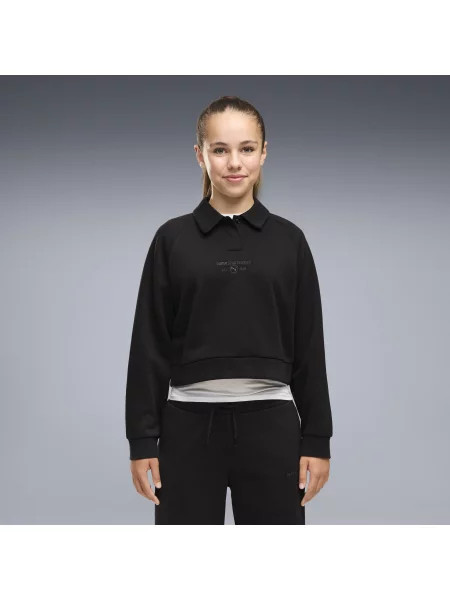 Młodzieżowa bluza PUMA Class Relaxed Cropped Fleece PUMA czarna