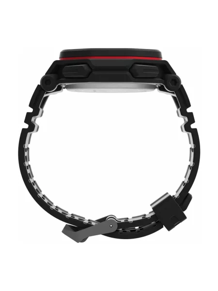 Lniany zegarek Timex czarny