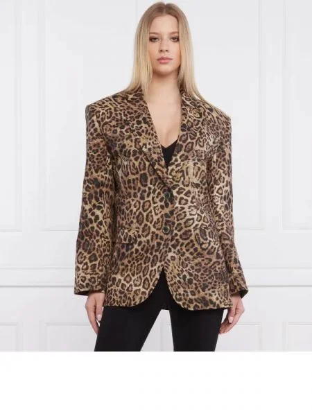 Pinko De in sacou | Oversize fit maro