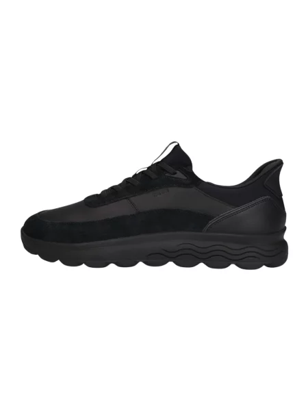 Sneakersy Geox skórzane czarne