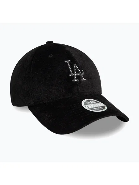 New Era Diamante Velour Los Angeles Dodgers бейзболна шапка черна