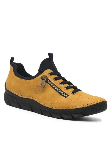 Rieker Pantofi galben