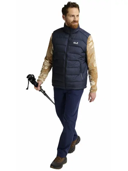 Утеплений жилет Jack Wolfskin Wild синій