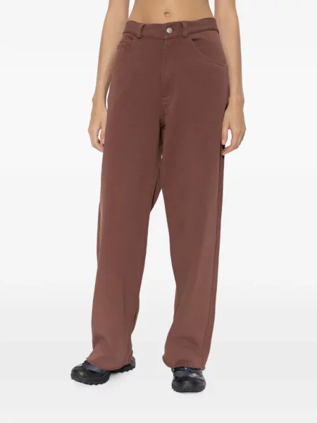 Cu centură pantaloni Mm6 Maison Margiela maro