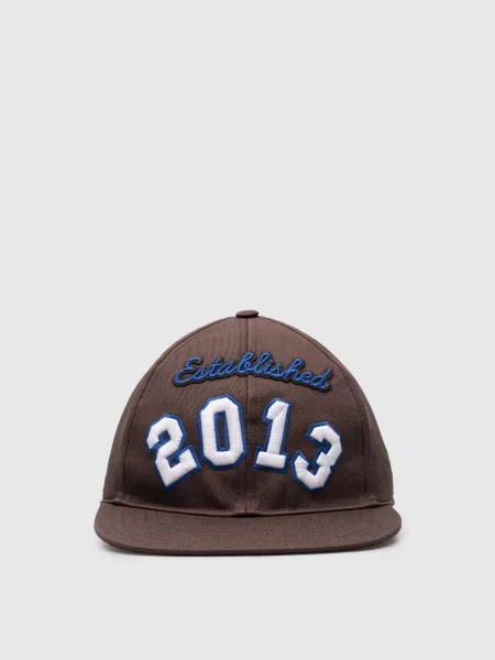 Кепка з вишивкою логотипа Off-white коричнева