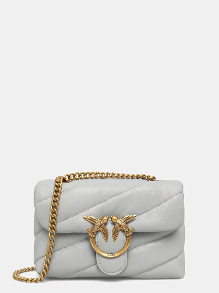 PINKO Torebki Kobieta ONE SIZE Skóra Baby Love Bag Puff niebieski
