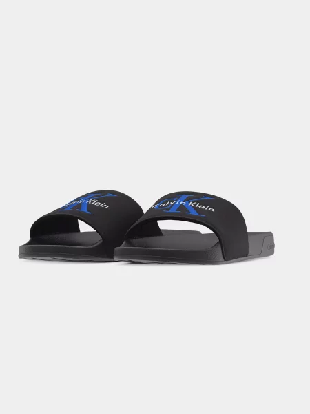Calvin Klein Jeans Saboți Ess albastru alb negru