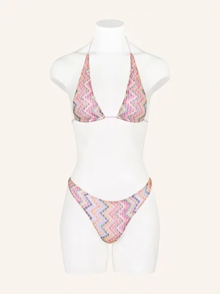 Missoni Bikini Typu Trójkąt rot białe