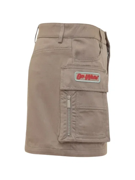 Mini fusta mini Off-white mini alb