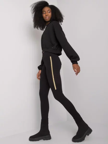 Leggings Fashionhunters negru