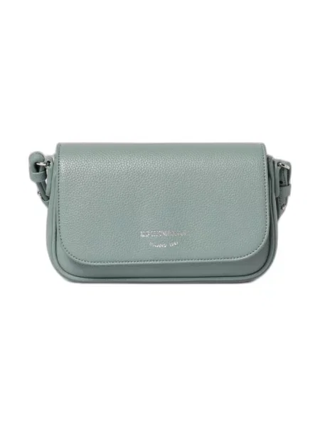 Torebka Emporio Armani skórzana niebieska