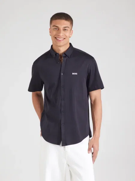 BOSS GREEN Cămașă B_Motion S | stretch negru