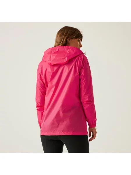 Kurtka trekkingowa Pack It Jacket III kieszonkowa przeciwdeszczowa różowa