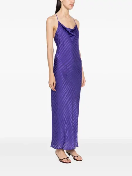 Rochie Patrizia Pepe cu dungi violet