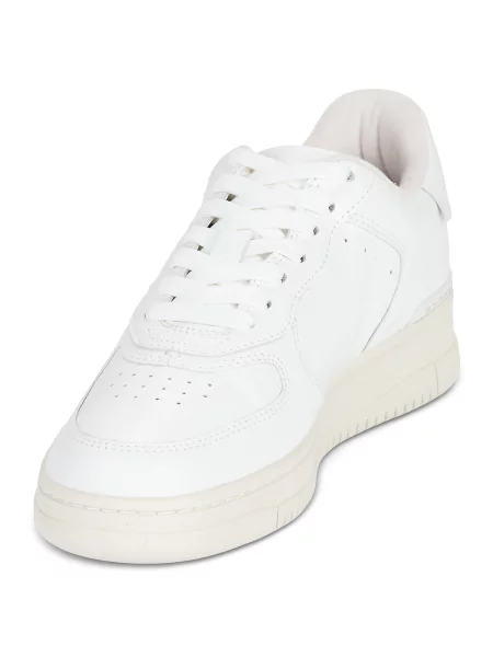 Sneakerși Polo Ralph Lauren din dantelă alb