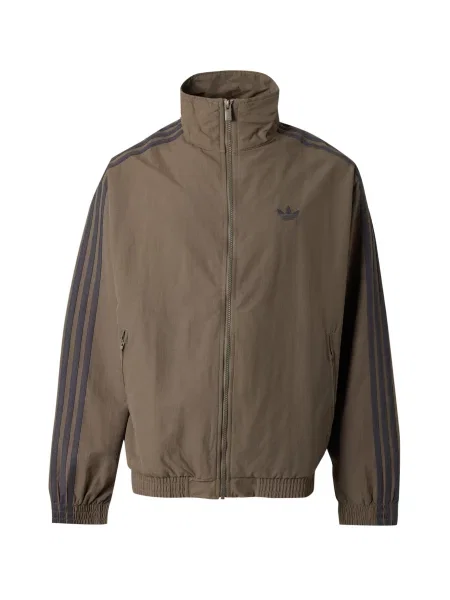 ADIDAS ORIGINALS Geacă de primăvară-toamnă Firebird maro / metalic gri