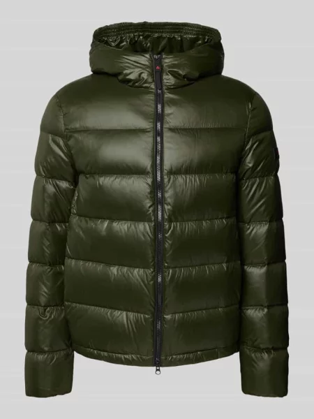 Kurtka pikowana z kapturem model ‘Honova’ Peuterey khaki