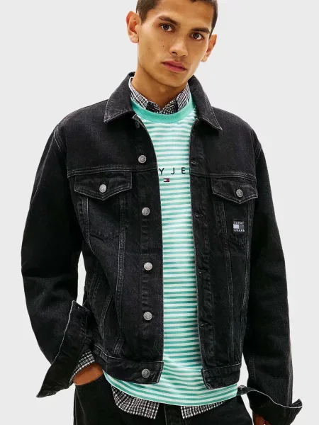 Джинсовая куртка Tommy Jeans черная