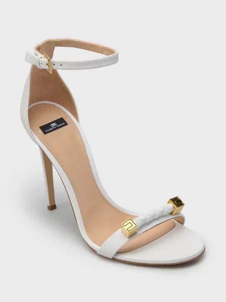 Босоножки Elisabetta Franchi белые