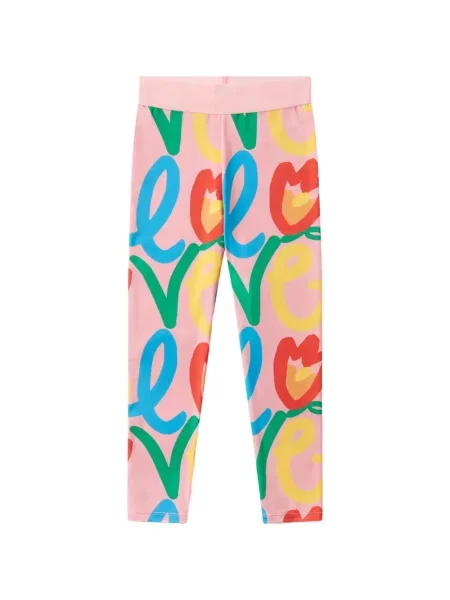 Legginsy dziecięce Stella Mccartney różowe