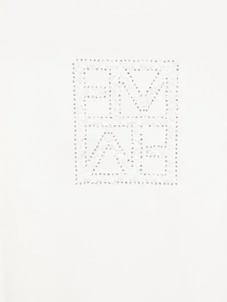 Stras hanorac Marella alb