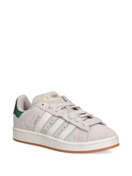 Prugaste bermuda kratke hlače Adidas s vezicama s čipkom smeđa