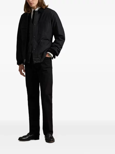 Ριγέ polo Polo Ralph Lauren με κουκούλα με αυτόγραφο λευκό