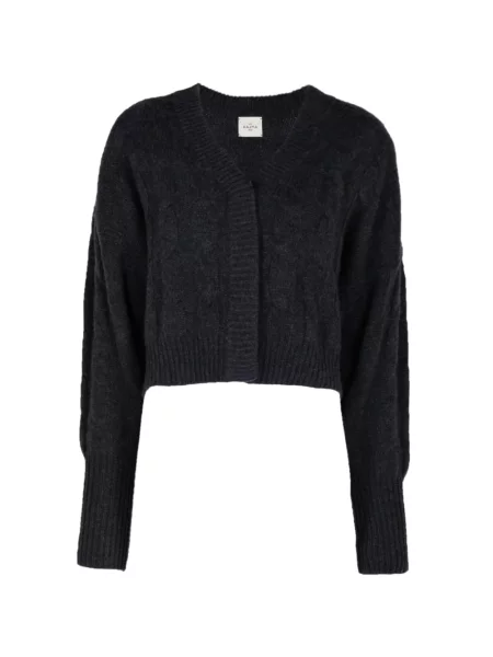 Cardigan Le Kasha tricotate albastru