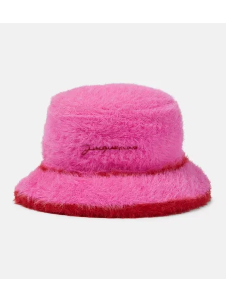 Šešir Jacquemus ružičasta