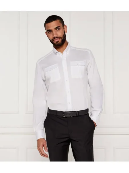 Karl Lagerfeld Cămașă | Modern fit alb
