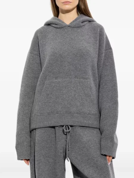 Hanorac cu glugă Dsquared2 cu broderie gri