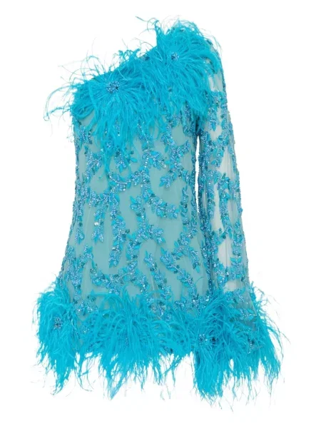 Mała mały sukienka mini Rachel Gilbert garniturowa niebieska