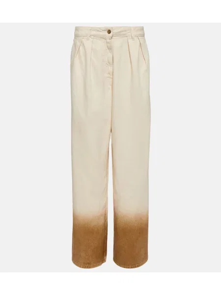 Blugi Alanui cu talie înaltă alb