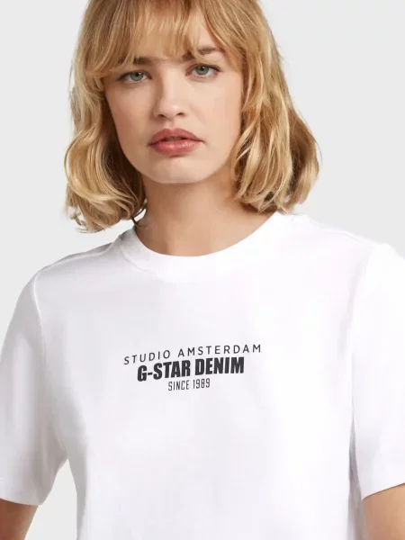 Футболка G-star Raw біла