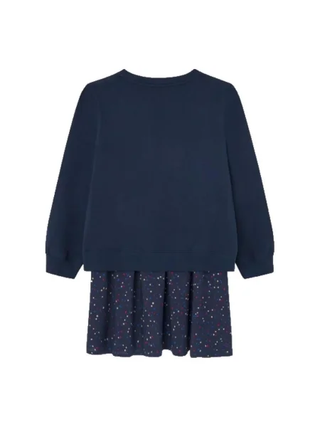 Rochie din denim copii Pepe Jeans albastru