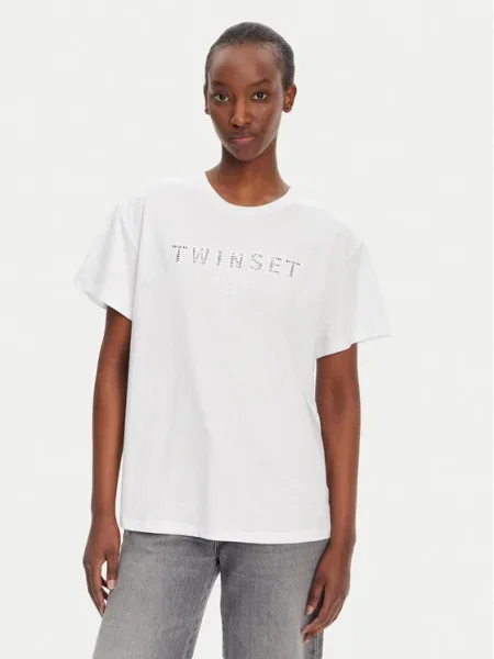 TWINSET Tricou alb