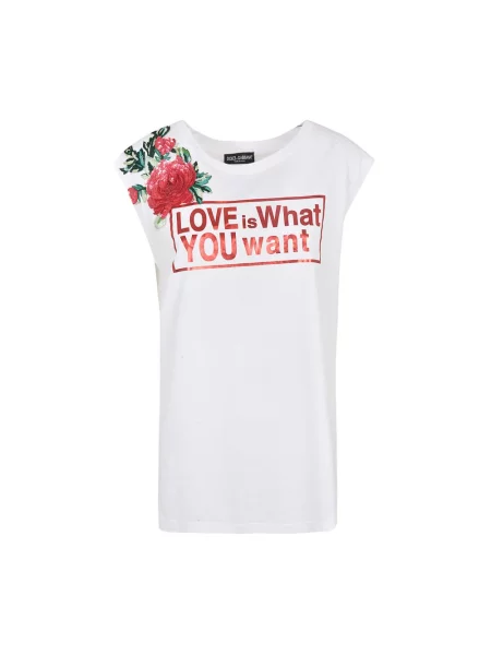Top Dolce And Gabbana biały
