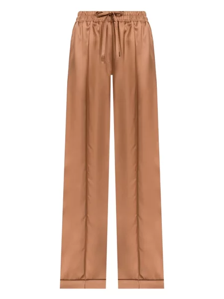 Pantaloni Tom Ford de mătase maro