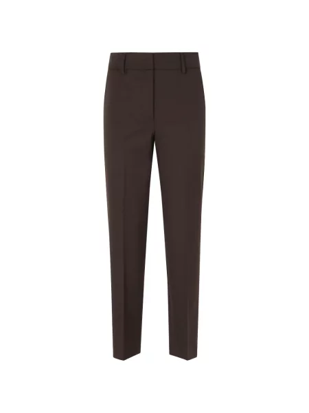 Pantaloni Seventy maro