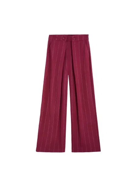Scalpers Pantaloni mov zmeură