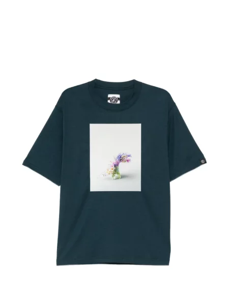 Tricou sport Sport B. By Agnès B. cu imagine albastru