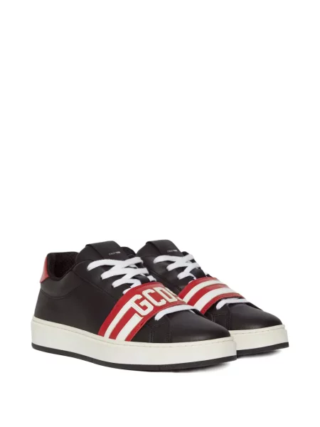 Sneakerși Gcds din piele negru