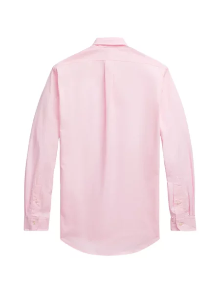 Tricou polo Polo Ralph Lauren cu glugă cu blană cu broderie roșu