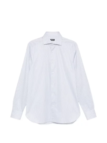Pruhovaná košile Zegna bílá