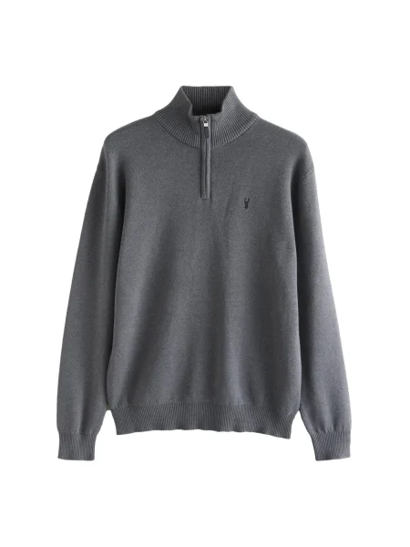 Next Pulover gri închis negru