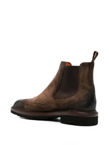 Botine chelsea Santoni maro