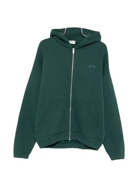 Hanorac cu glugă Autry cu broderie verde