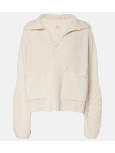 Pulover Jardin Des Orangers din cașmir bej