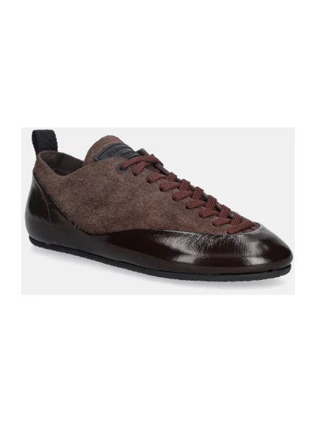 Sneakersy Proenza Schouler skórzane brązowe
