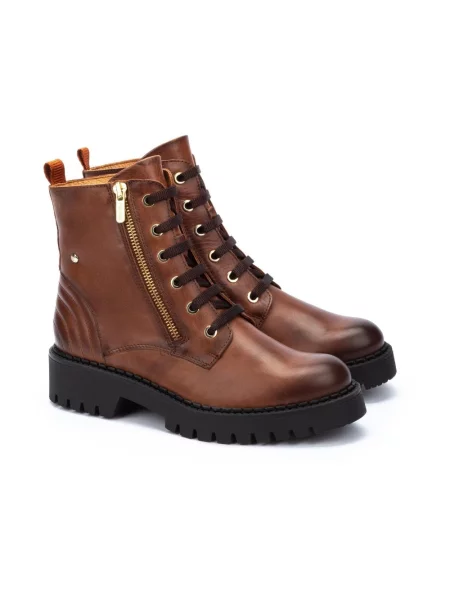 Buty do kostki Pikolinos skórzane brązowe